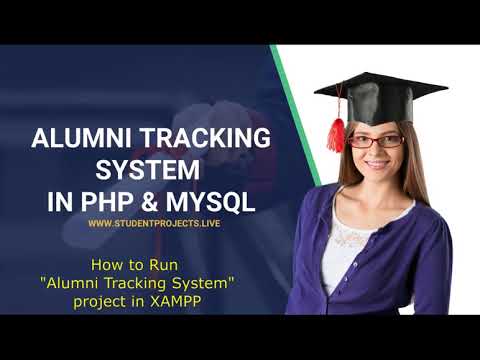 How to run Alumni Tracking project in XAMPP