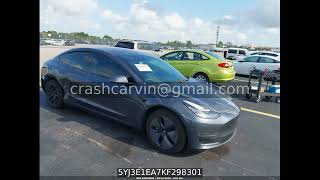5YJ3E1EA7KF298301 Tesla model 3 long range/mid range/standard range/standard range plus 2019