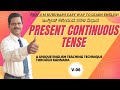 Present continuous tense learn english and kannada basic english kurubar sir