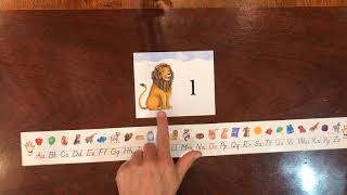 Phonics Lesson 2 -- Alphabet Strip