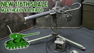 1/6th scale ECA 3D printed Water cooled .50 cal w/M2A1 heavy AA tripod full kit announcement