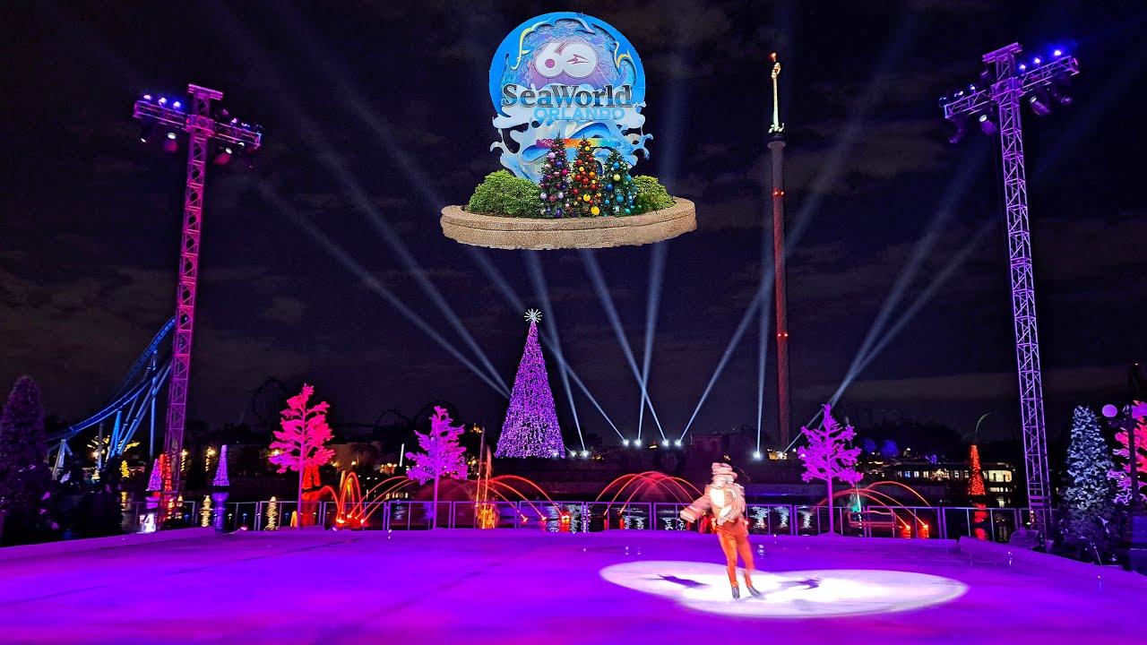 SeaWorld's Winter Wonderland On Ice - Orlando, FL (MUST SEE!!)