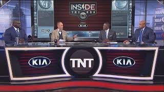 Ernie Johnson Roasts Shaq About His 50 Point Playoff Game..lmfao