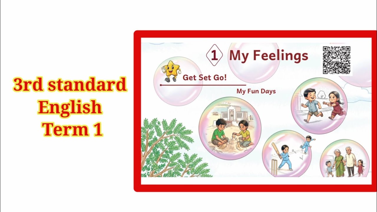 3rd standard English term 1 new book unit 1 My feelings 