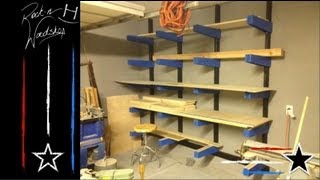 This easy to make lumber rack is great for any shop and can be converted for shelving that will support a lot of weight. This rack ...
