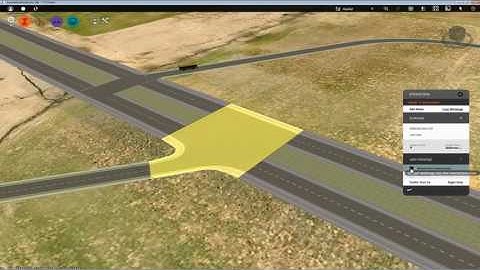Autodesk Roadway Design for Infraworks - Rules driven intersection design video