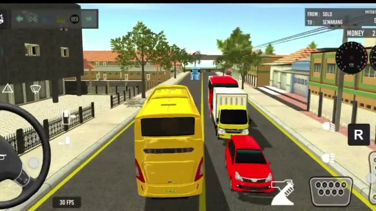 2026 new coach bus simulator 💥 ||2025 indonesia bus simulator part-9 #bus #gaming  #simulator #1