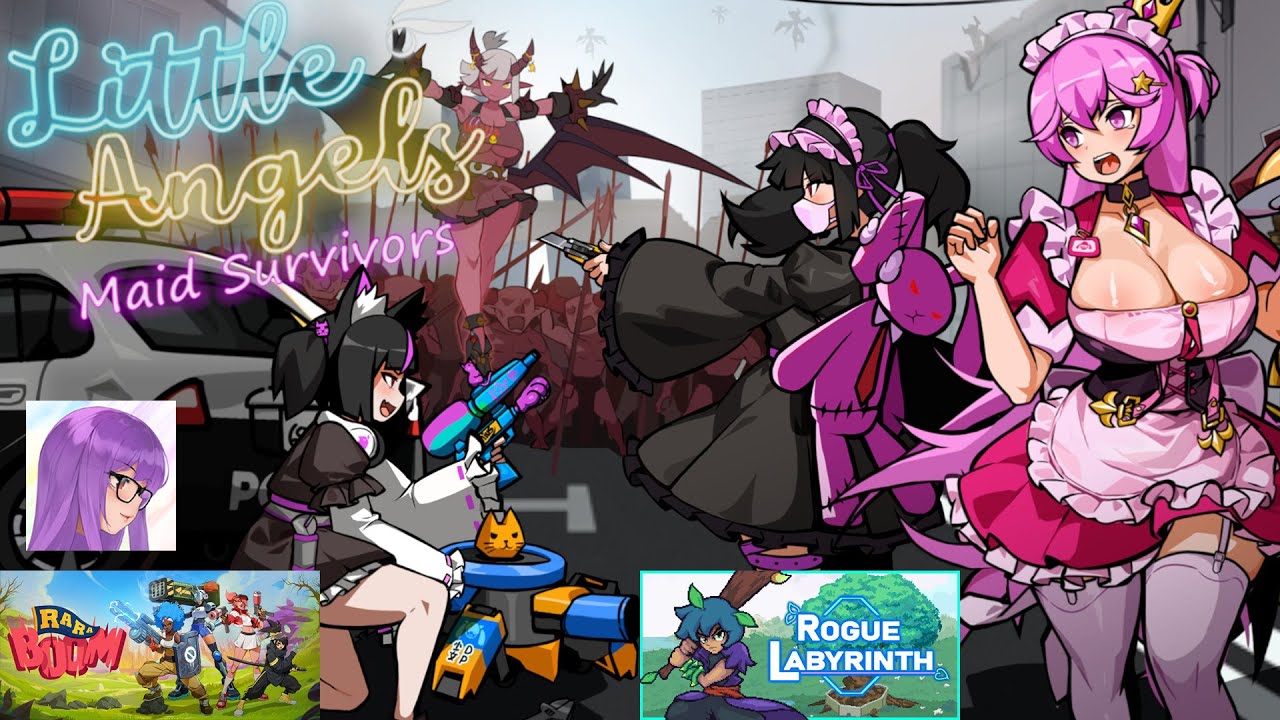 (Let's Play) Maid Survivors : Little Angels / Rogue Labyrinth / Ra Ra BOOM [PC/Steam]