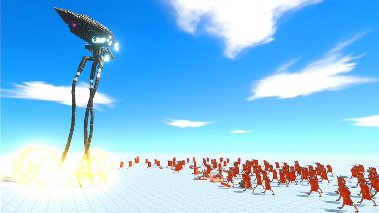 TRIPOD vs 100x HUMAN ARMY | ARBS-Animal Revolt Battle Simulator