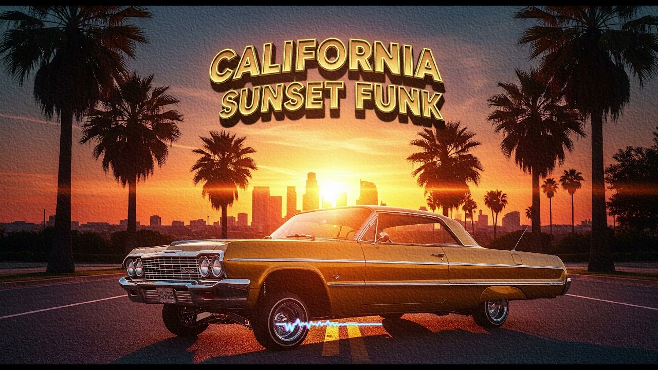 🚘 Lowrider Dreams on an Endless Road 🌴 Sunset Ride