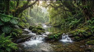 Nature Ambience - Forest River and Soft Bird Chirping