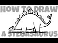 How to Draw a Stegosaurus