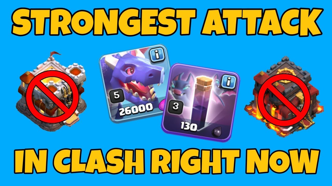 STRONGEST ATTACK IN CLASH OF CLANS! DRAGBAT ANNIHILATING TH11! COC | CLASH OF CLANS