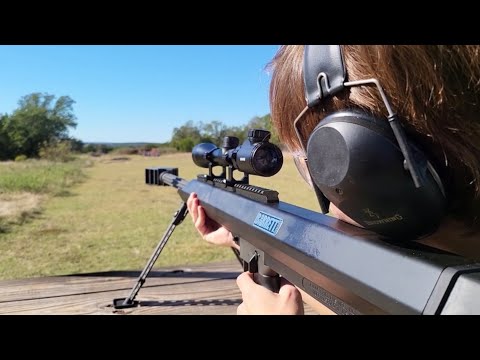 Barrett .50 CAL First Shots!!!