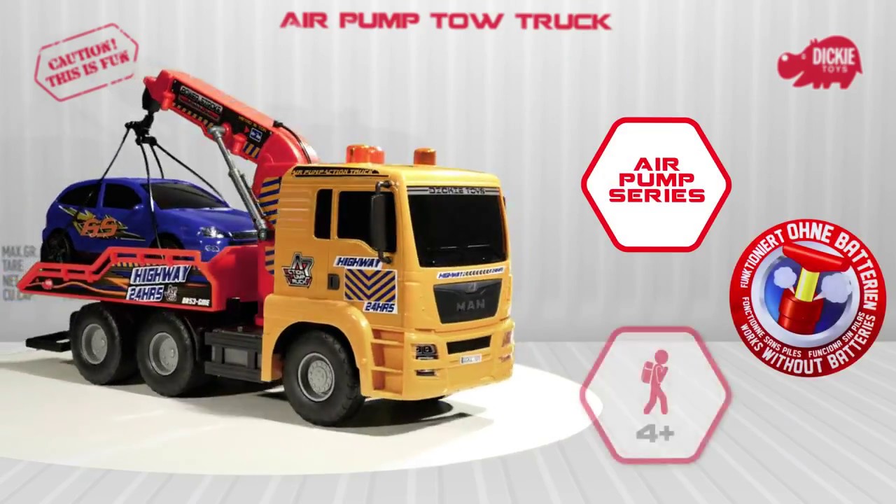 Dickie Toys - Air Pump Tow Truck