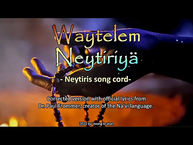 Waytelem Neytiriyä - The song from Neytiri from "Avatar 2 - The way of water" [Reupload]
