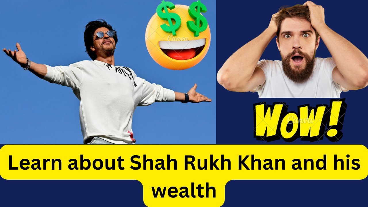 Learn about Shah Rukh Khan and his wealth #ShahRukhKhan #SRK #KingKhan ...