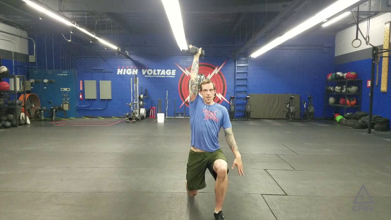 Overhead Cross Body Forward + Reverse Lunge - YouTube