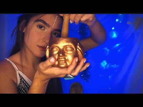 [ASMR] Eu sou uma fada e te farei dormir essa noite. I'm a fairy and I'll make you sleep 🧚