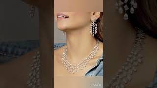Traditional Silver Necklace Designs |  Silver Necklace Designs 4#shortvideo