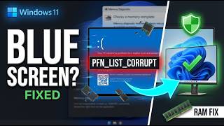 How To Fix Pfn list corrupt Blue Screen Error In Windows 11 stepbystep Guide