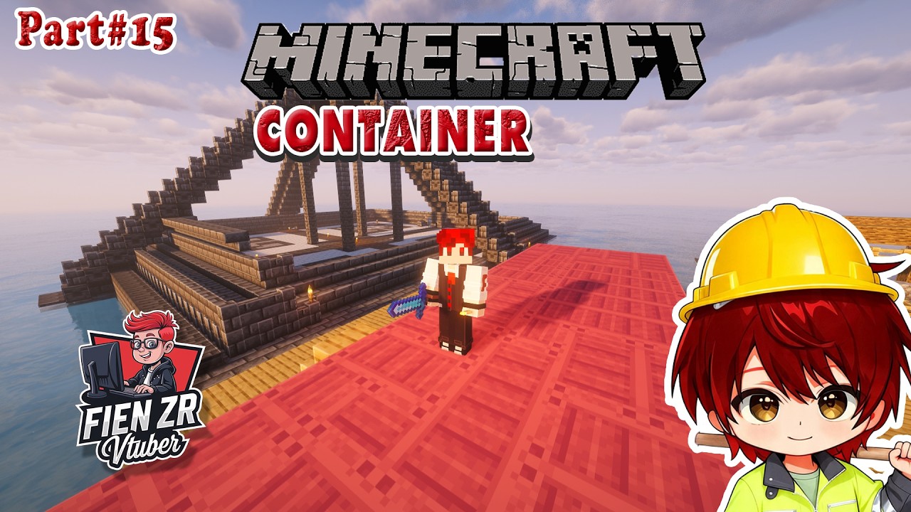 Hardcore Minecraft Container Part 15 Beresin Progress Base Piramid #gameplay #minecraft