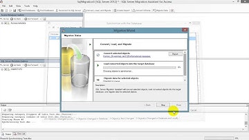 Migrate Tables and Data from Ms. Access to SQL Server