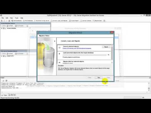 Migrate Tables and Data from Ms. Access to SQL Server