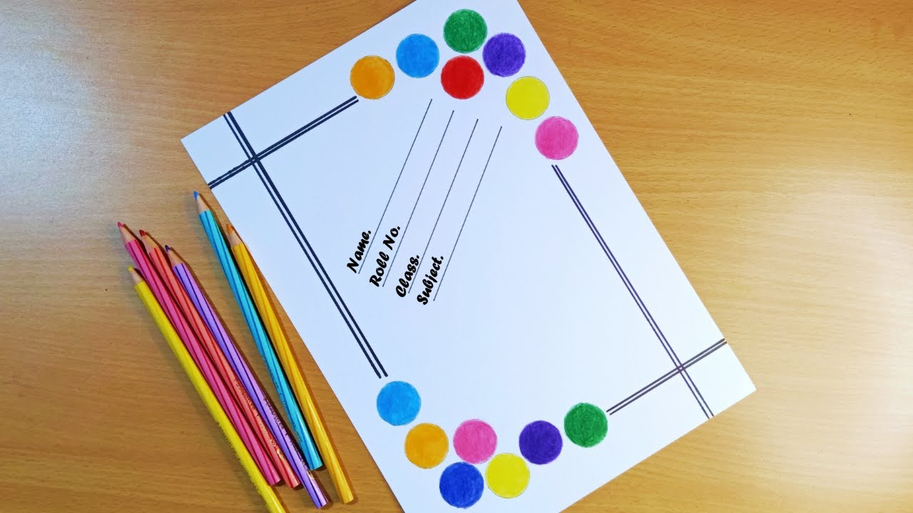 Assignment front page design || Project Work Designs || front page ...