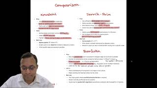 Algorithms: DAA (IISc): Lec3 (part D). Greedy - Minimum Spanning Tree: History & Comparisons.