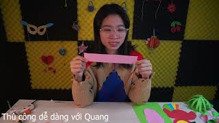 HƯỚNG DẪN LÀM CHIẾC TIVI MINI CỰC XINH BẰNG GIẤY DÁN | THỦ CÔNG DỄ DÀNG VỚI QUANG