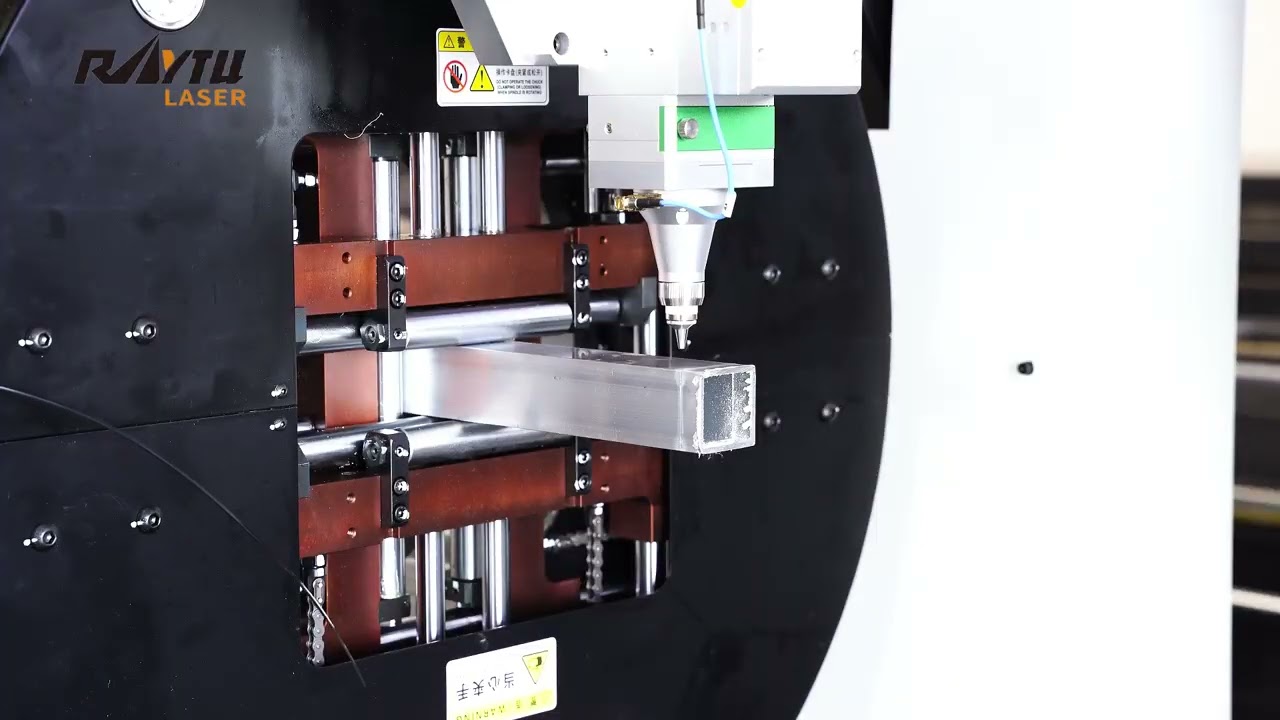 Automated Pipe Cutting Machine Precision Cuts Aluminum Profiles, Perfect Edges | RT Laser