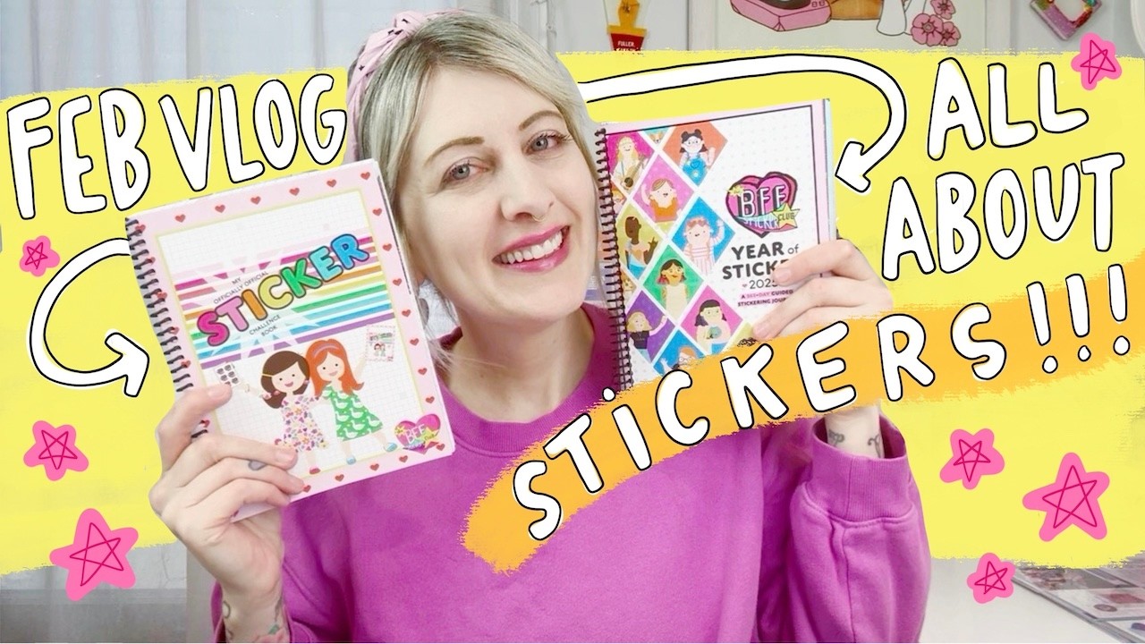 СТУДИЙНЫЙ ВИДЕОБЛОГ: Покупка наклеек, просмотр альбома с наклейками и множество разговоров о накл...