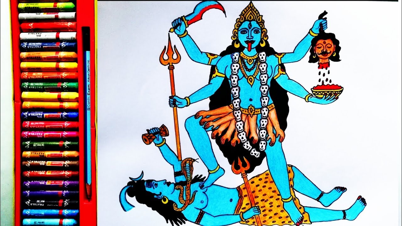 Featured image of post Mahakali Drawing Portrait of pooja sharma as goddess parvati x mahakali