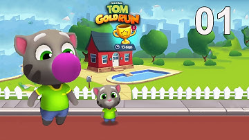 Talking Tom Gold Run - Talking Tom (PC, iOS, Android Gameplay #01)