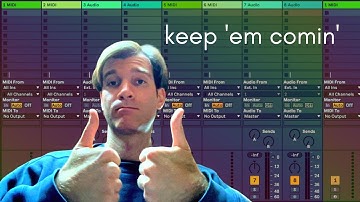 Yet Another 8-track Limit Workaround [Ableton Live Lite 11 Tutorial] video by The Neon Syndicate