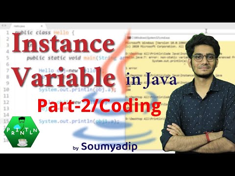 #5.2 Instance Variable in Java  | Coding | Part 2 | Println