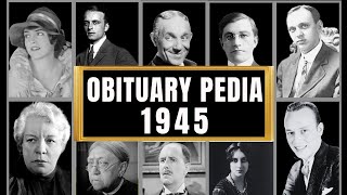 Famous Hollywood Celebrities We've Lost in 1945 - Obituary in 1945 - EP3
