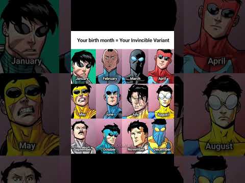 what's your birth month? #invincible #invincibleseason3 #explore #ytshorts