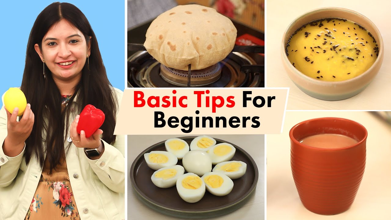 Basic COOKING TIPS & TRICKS for Beginners | CookWithNisha | Cook With Nisha