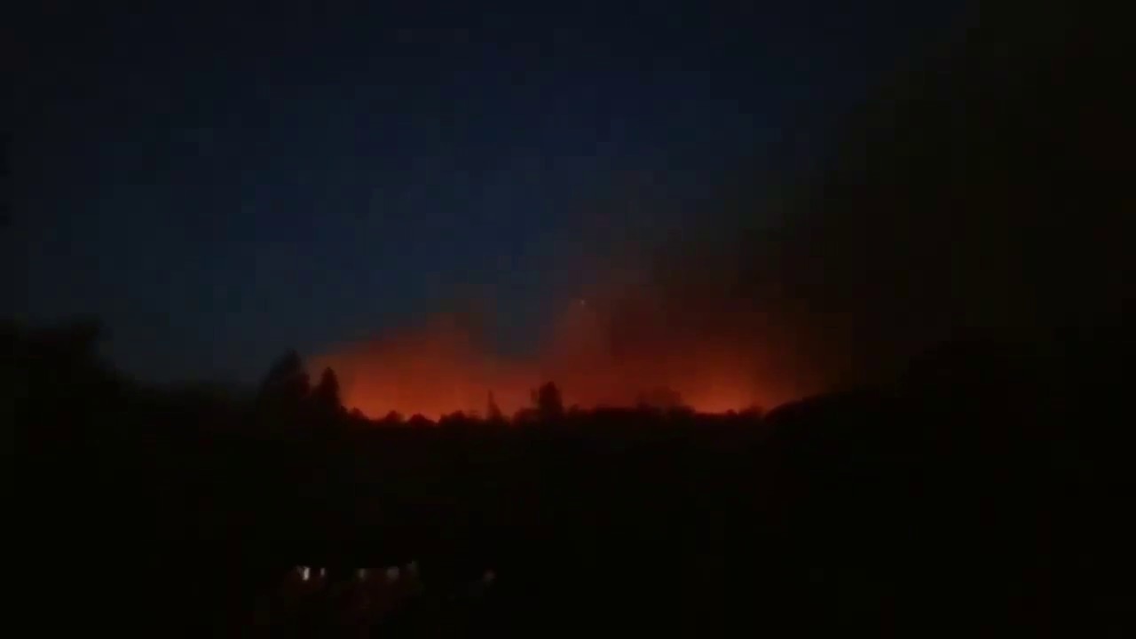 North County San Diego Fallbrook/Bonsall LILAC fire rages on - YouTube