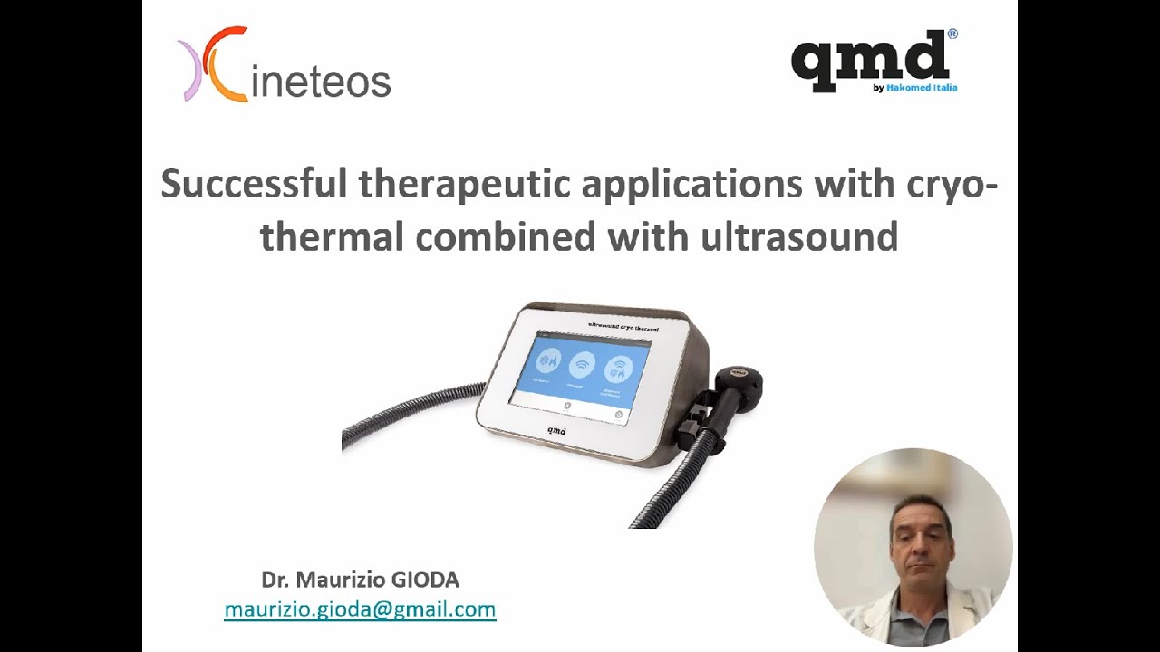 Successful therapeutic applications with cryo thermal combined with ultrasound