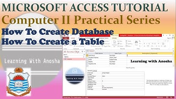 How to Create Database and Table in MS Access | PU BA BSc Part 2 Computer Practical Guide Video No 2