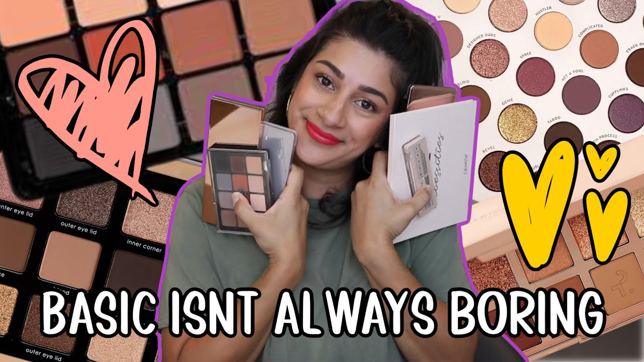 WHO SAYS BASIC IS BORING? | Top 10 Basic Eyeshadow Palettes I Use
