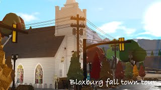 Bloxburg build: Tour of my 3.1 million fall town