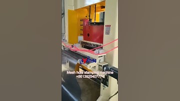 expanded metal mesh machine mesh hole making machine #expandedmeshmachine #expandedmod