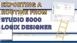 Studio 5000 - How to Export a Routine from Logix Designer screenshot 3
