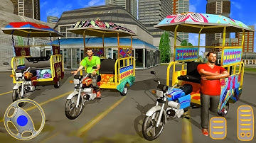 Chingchi Tuk Tuk Driver 2019 - City Auto Rickshaw Taxi Driving | Android Gameplay