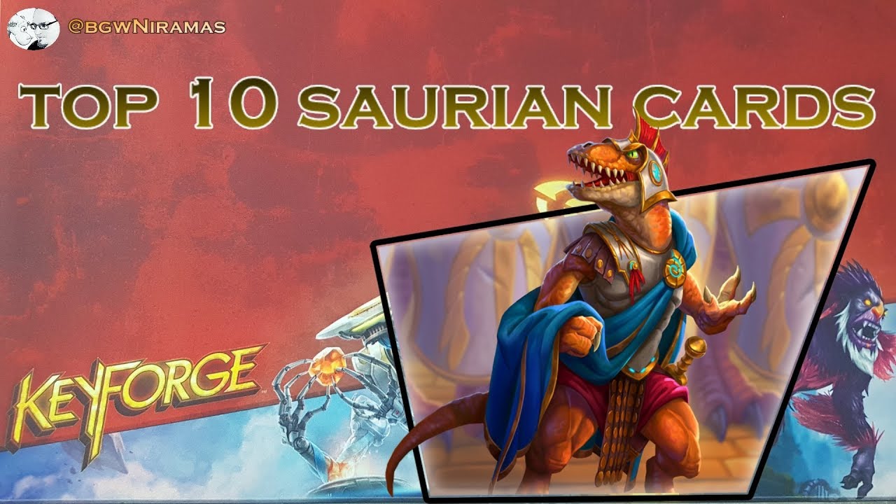 KeyForge: Top 10 Saurian Cards - YouTube