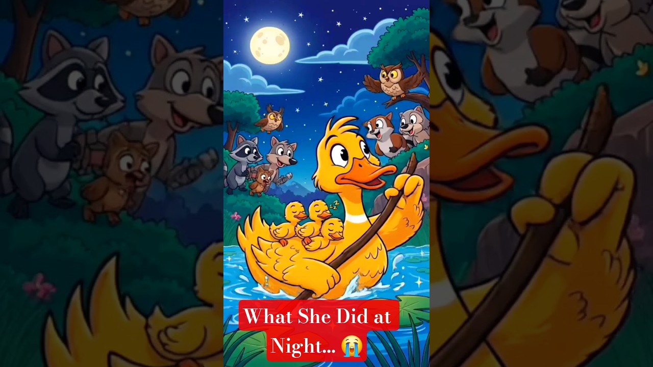 Nobody Expected What Mother Duck Did at Night 😭🦆 | Adventure Duck Cartoon 